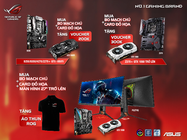 Trợ giá người tiêu dùng cùng Asus build case.